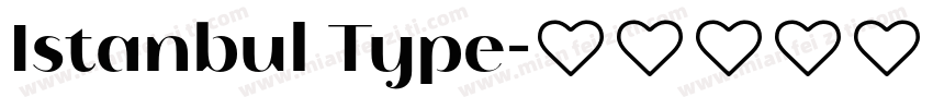 Istanbul Type字体转换
